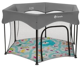 Lionelo - Recinto da gioco ROEL PLUS Grigio Multicolore