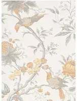Vogeltapete Brooke House von Little Greene - Cinder