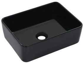 Lavandino 40x30x13 Cm İn Ceramica Nero /