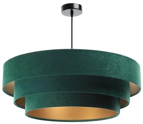 Lampadario su corda TRINITI 1xE27/60W/230V verde/oro
