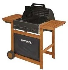 BARBECUE GAS 3 BRUCIATORI CM.60X46 ADELAIDE 3 WOODY L DUALGAS- - bracere cm.60x46 - CAMPINGAZ