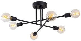 Apparecchio da soffitto nero Flower - Opviq lights
