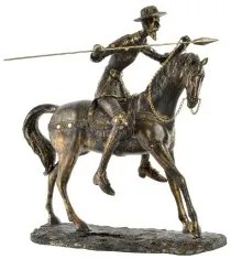 Statua Decorativa DKD Home Decor Don Quijote Resina (36 x 19 x 39 cm)