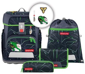 Zaino scuola Step by Step CLOUD, Ninja Kimo - set 5 pezzi