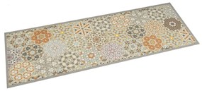 Tappeto Da Cucina Lavabile Pastello Esagono 60x180 Cm Velluto /