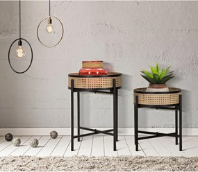 Set di tavolini rotondi 2 pz ø 40 cm Fuji – Mauro Ferretti