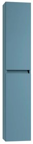 Colonna per mobile bagno Kora 2 ante P 27 x L 30 x H 160 cm laccato opaco blu pacifico