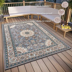 Tappeto grigio per esterni 200x285 cm Kadi - Hanse Home