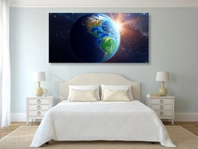 Stampa su tela – Pianeta Terra blu