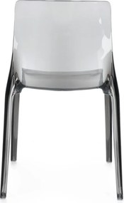 Sedia da esterno grigia in plastica Adele – Bizzotto