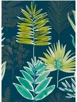Blätter Tapete Yasuni von Harlequin - Emerald/ Zest