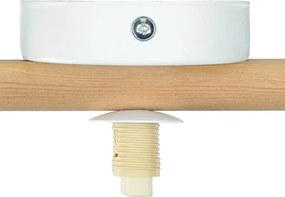 Lampada da soffitto ELYON 4xG9/40W/230V in pino