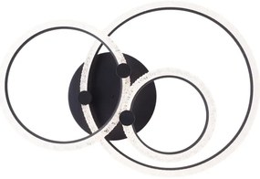 Brilliant - Plafoniera LED dimmerabile AYDIN LED/34W/230V nera + telecomando