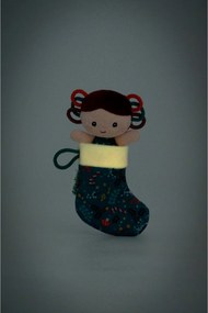 Lilliputiens - Elfo di Natale con calzino azzurro