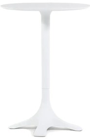 Tavolino da esterno Sunny Bar NEW GARDEN struttura e superficie in polipropilene bianco 80cm