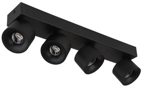 Globo 56961-4B - Faretto LED RAE 4xLED/6W/230V nero