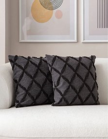 Federe decorative in set 2 pz 43x43 cm Tuffet – Mioli Decor