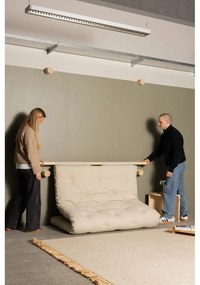 Divano di colore naturale allungabile con rivestimento in lino 135 cm Hooked – Karup Design