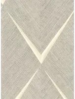 CMO Paris Carta da parati Sisal Losange - Beige/ Or