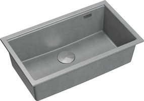 Lavello in granito Logan 110 Grey Metallic