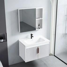 Set di mobili da bagno con lavabo Astor 60cm White