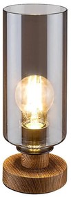 Rabalux 74120 - Lampada da tavolo TANNO 1xE27/25W/230V rovere
