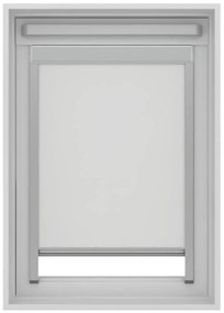 Tenda a rullo oscurante cordless Lucernario Oslo bianco 118x118 cm