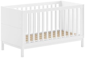 Lettino bianco in pino massiccio 70x140 cm Eva – Vipack