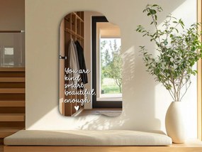 Adesivo per specchio S3 – You are kind, smart, beautiful, enough. (Handwritting)
