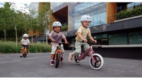 Lionelo - Bici a spinta BART AIR nero/arancione