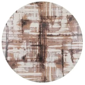 Servizio da tavola 24 pezzi marrone/bianco/porcellana