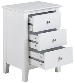 Comodino bianco Linnea - Actona