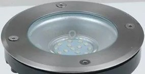 Faro a incasso calpestabile drive orientabile acciaio 1 luce attacc...