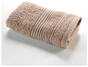 Asciugamano tipo terry marrone chiaro in cotone 30x50 cm Tendresse – douceur d'intérieur