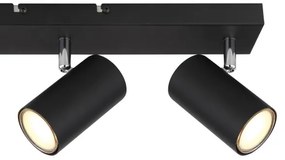 Globo 57911-3B - Faretto ROBBY 3xGU10/35W/230V nero