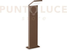 Style paletto ip54 led smd 8,5 w on-off 1050 lm 4000 k coffee 50cm