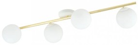 Lampada da soffitto in acciaio SPLENDI 4 Bianco e Oro 4xE14 Colore del corpo Bianco e Oro