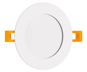 Pannello LED Rotondo 8W 800lm no Flickering Foro Ø106-110mm Colore Bianco Naturale 4.000K