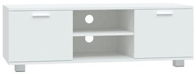 Mobile porta tv bianco 120x40,5x35 cm in legno multistrato