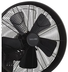 Lucci air 213124 - Ventilatore da parete BREEZE 55W/230V nero + tc