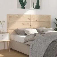 Testiera per Letto 156x4x100 cm in Legno Massello di Pino cod 12256