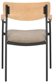 Sedie da pranzo in colore beige-naturale in set da 2 Maymont - Rowico