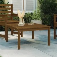 Tavolo da Giardino Miele 82,5x82,5x45 cm Legno Massello di Pino 824123