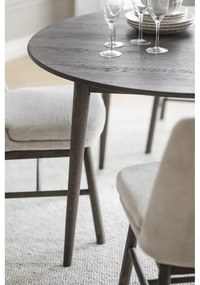 Tavolo da pranzo rotondo pieghevole in rovere marrone scuro ø 120 cm Tyler - Rowico