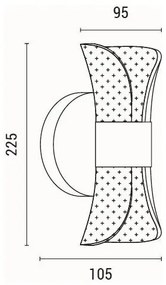 Applique a LED LED/8W/230V 3000K