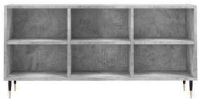 Mobile per TV Grigio Cemento 103,5x30x50 cm Legno Multistrato