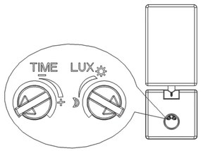 Top Light Faro B PIR - Riflettore LED con sensore FARO LED/15W/230V IP65 bianco