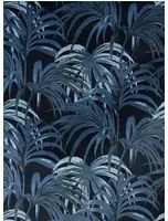 House of Hackney Carta da parati Palmeral - Midnight/ Azure