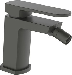 Rubinetto per bidet getto laminare cristallino Zefir AQUASANIT grigio verniciato a polvere opaco