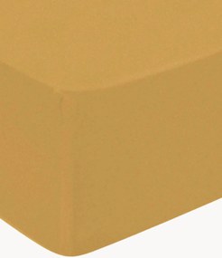 Lenzuolo con angoli boxspring in raso di cotone Uni